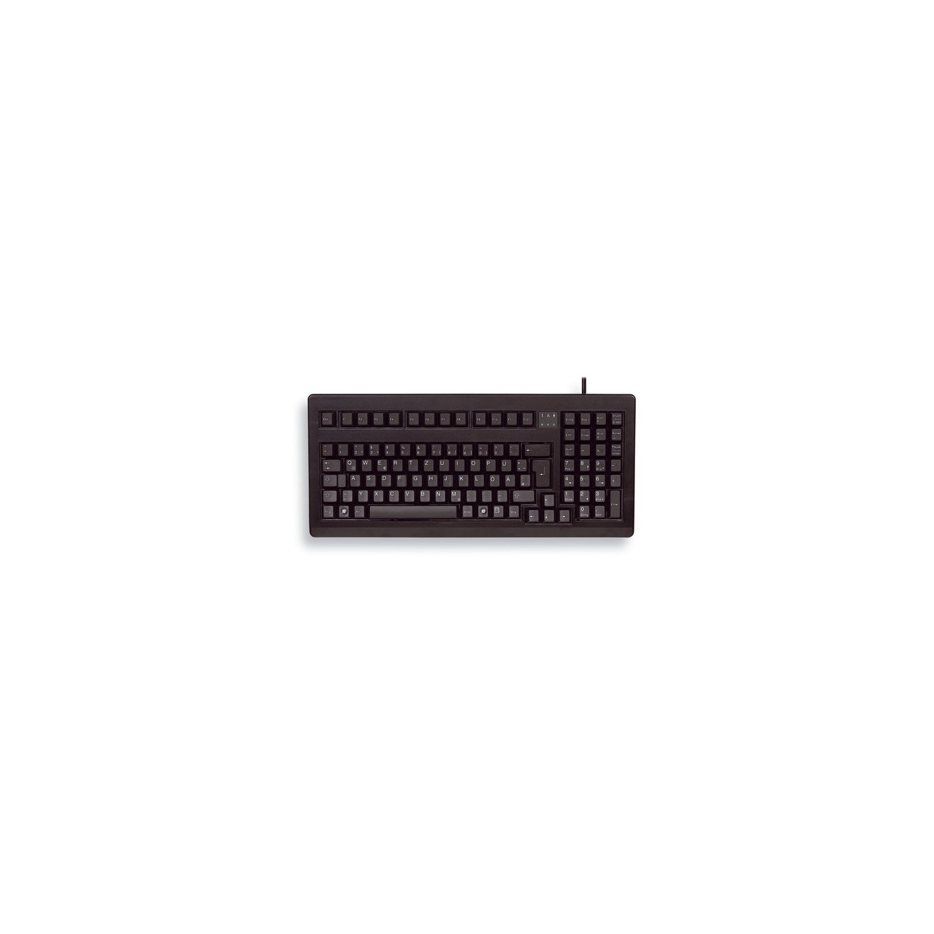 Cherry G80-1800 LPCDE-2 - G80-1800 LPCDE-2 - Full-size 104-key, Wired USB, German QWERTZ, Black