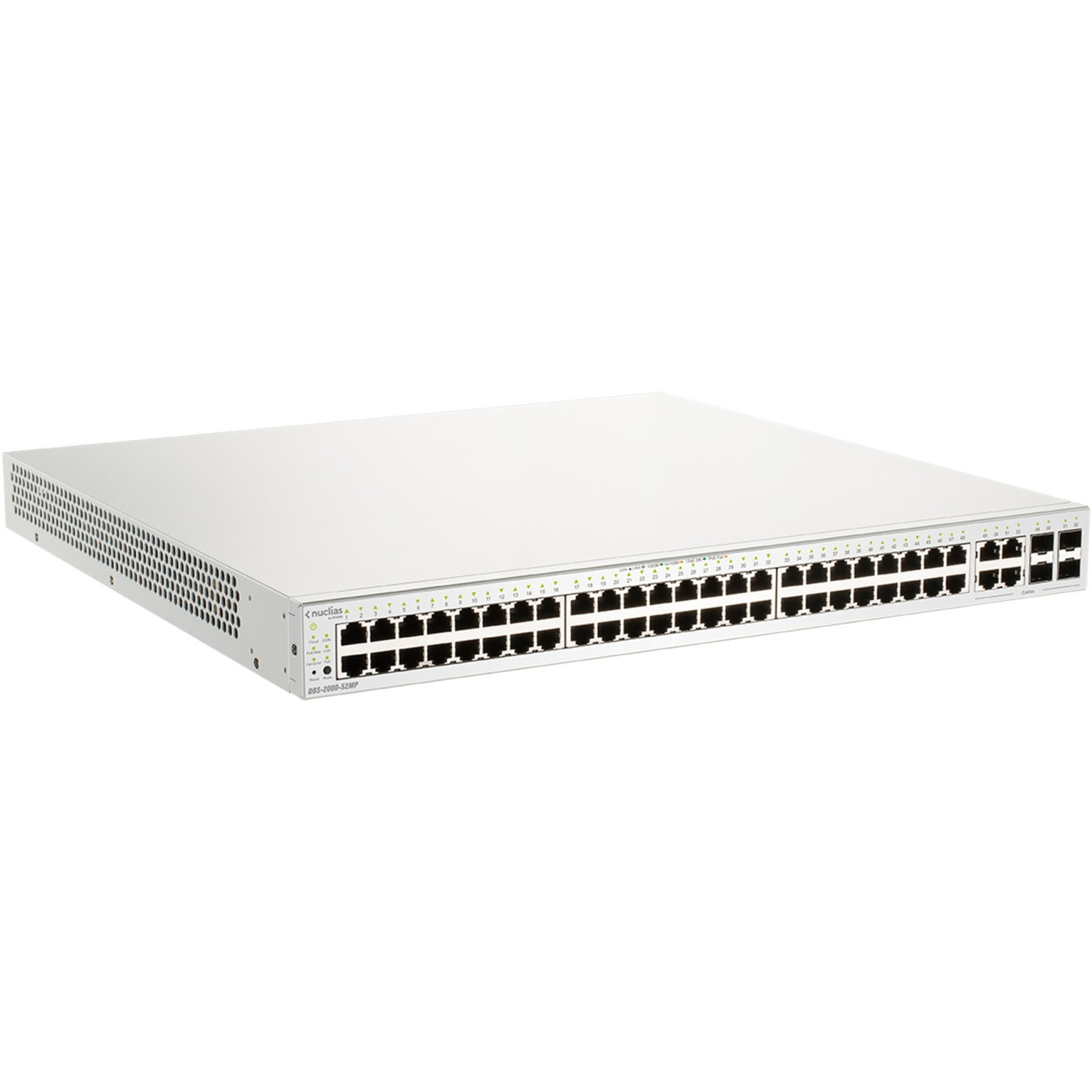 D-Link DBS-2000-52MP Nuclias 52-Port L2 PoE+ Gigabit Switch - Grey, 700MHz CPU, 256MB DDR3 — Buy in Cyprus with Fast Delivery