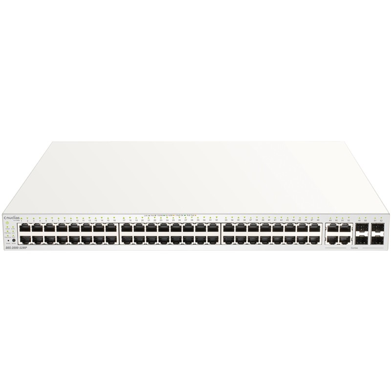 Buy D-Link DBS-2000-52MP Nuclias 52-Port L2 PoE+ Gigabit Switch - Grey, 700MHz C... in Cyprus, Nicosia, Limassol, Larnaka, Pafos
