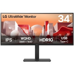 Buy LG Ultra-Wide IPS Curved Monitor - 34BA75QE-B - 34'' 3440x1440, 21:9, 60Hz, ... in Cyprus, Nicosia, Limassol, Larnaka, Pafos