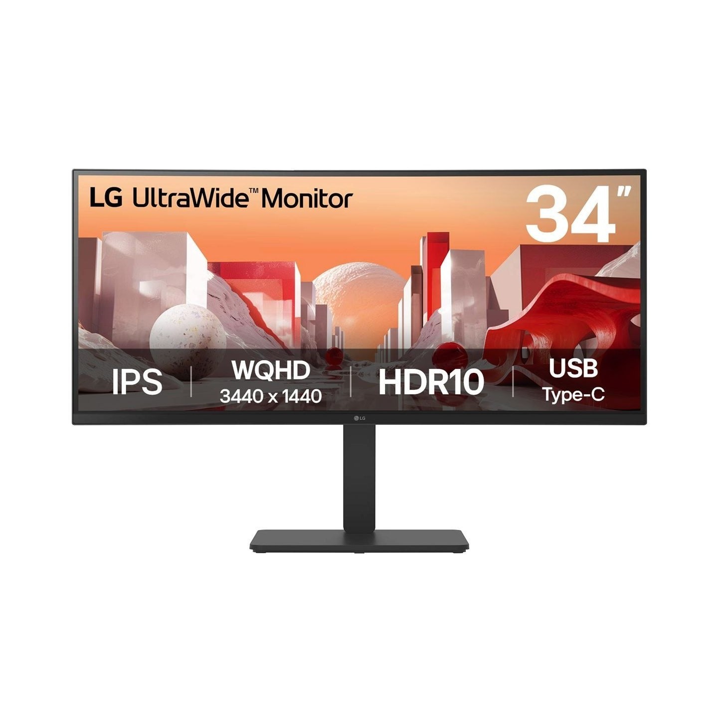 LG 34BA75QE-B 34" UltraWide QHD Curved IPS Monitor 60Hz HDR10 (Boxed) — Buy in Cyprus with Fast Delivery