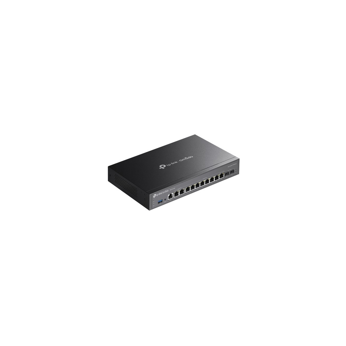 TP-Link Omada Router ER7412-M2 - Black, 1 GB RAM, 128 MB Flash, 2.5G WAN, 2x SFP, 7x LAN, Rack-mount