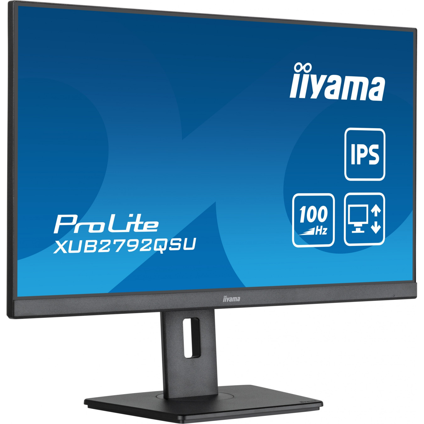 iiyama ProLite XUB2792QSU-B6 27-inch IPS QHD 2560x1440, 100Hz, 0.4ms, HDMI/DP, USB Hub, Pivot - Black