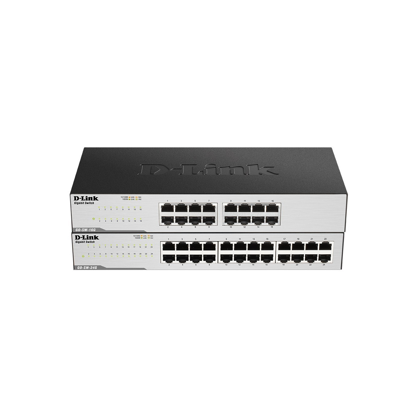 GIGABIT EASY - Unmanaged L2 Gigabit Ethernet Switch, 16 Ports, 1U Rackmount (Black) — Buy in Cyprus with Fast Delivery