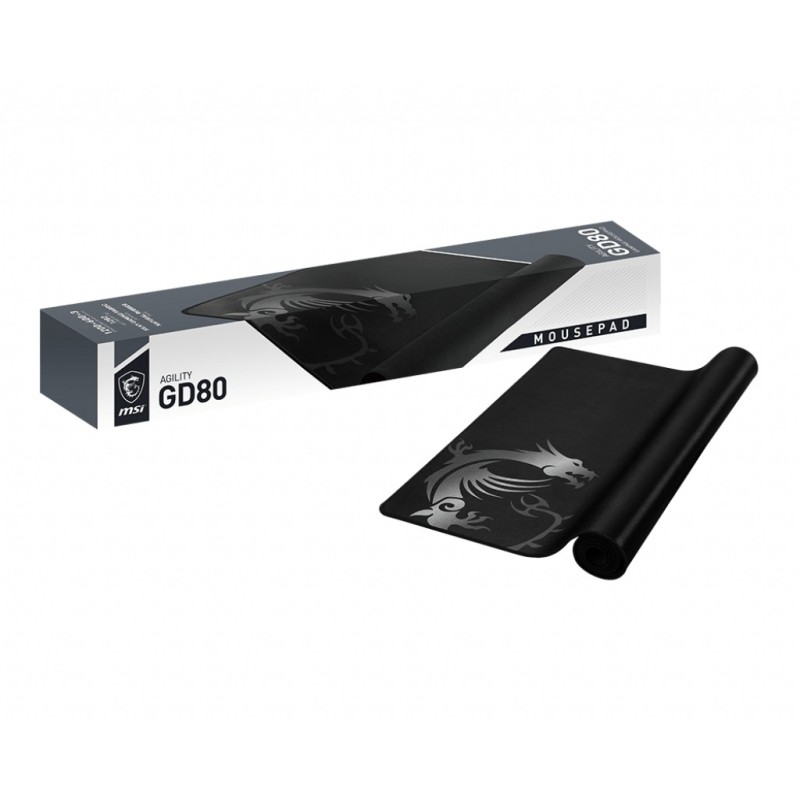 Buy MSI AGILITY GD80 Mousepad - X12-E89 - Black/White, 1200x600mm, 3mm in Cyprus, Nicosia, Limassol, Larnaka, Pafos