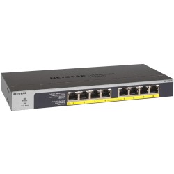 Buy NETGEAR Switch 8x GE GS108LP-100EUS - 8-Port Gigabit PoE Unmanaged (Black/Grey) in Cyprus, Nicosia, Limassol, Larnaka, Pafos