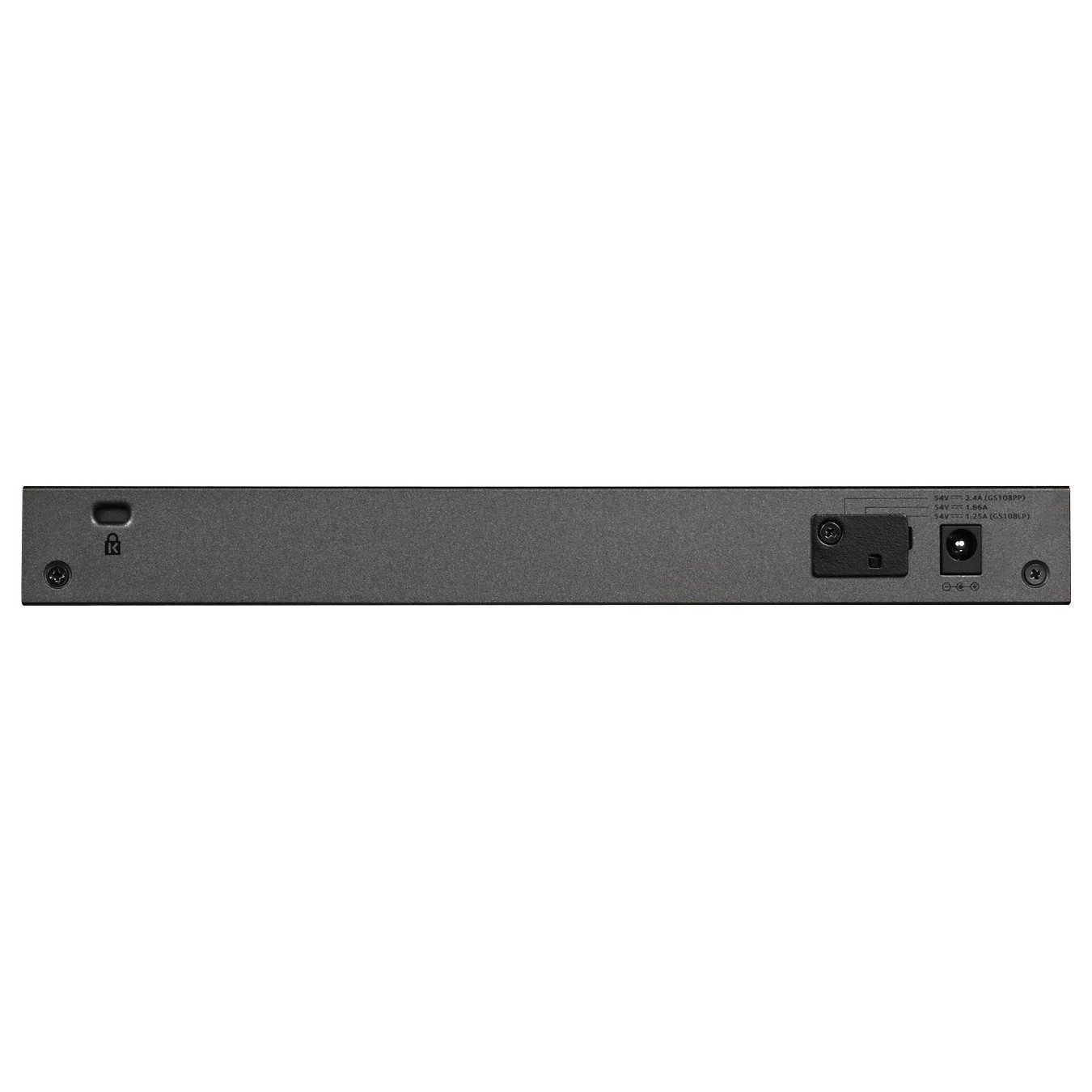 NETGEAR Switch 8x GE GS108LP-100EUS - 8-Port Gigabit PoE Unmanaged (Black/Grey) — Buy in Cyprus with Fast Delivery