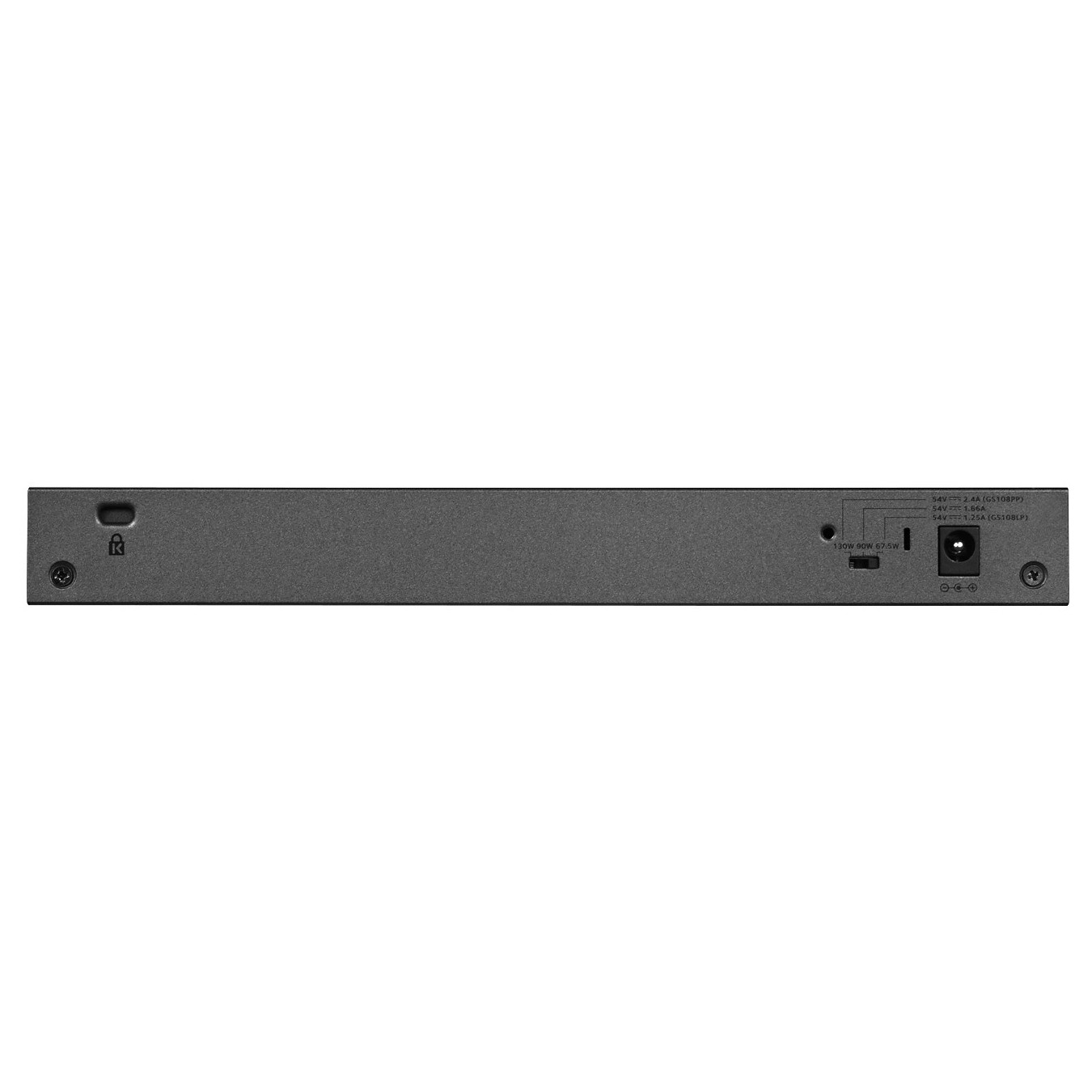 NETGEAR Switch 8x GE GS108LP-100EUS - 8-Port Gigabit PoE Unmanaged (Black/Grey) — Buy in Cyprus with Fast Delivery