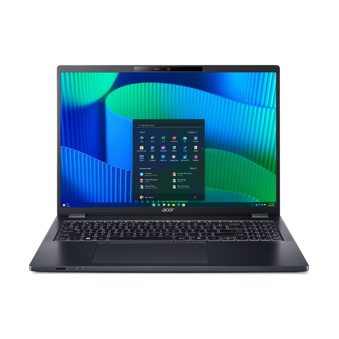Acer TravelMate P4 16 in 16:10 - 7-155U - Blue, 16GB RAM, 512GB SSD, Intel Core Ultra 7, Windows 11 Pro