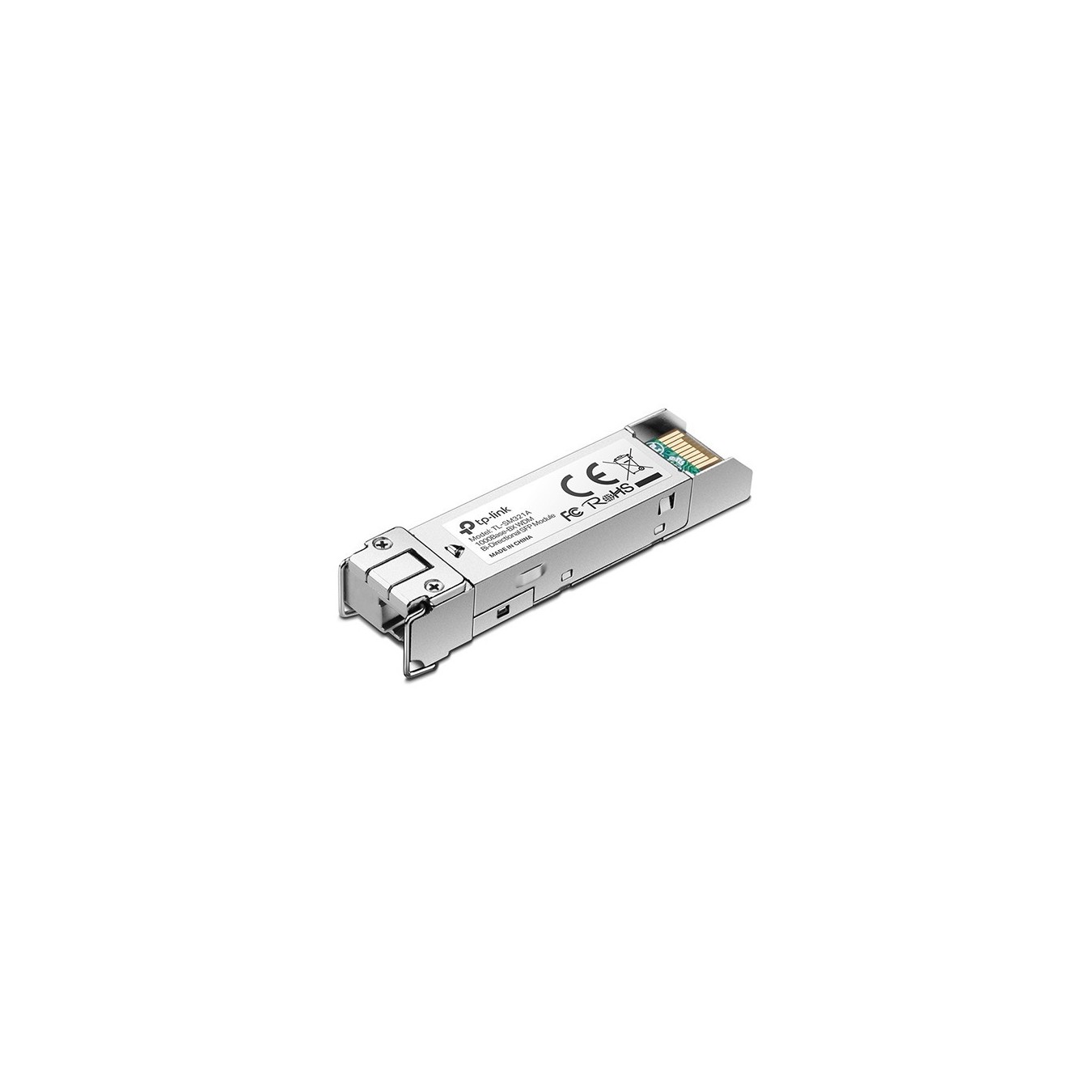 TP-Link TL-SM321A - 1000Base-BX WDM Bi-Directional SFP Single-Mode, LC (UPC), 10 km, Metallic