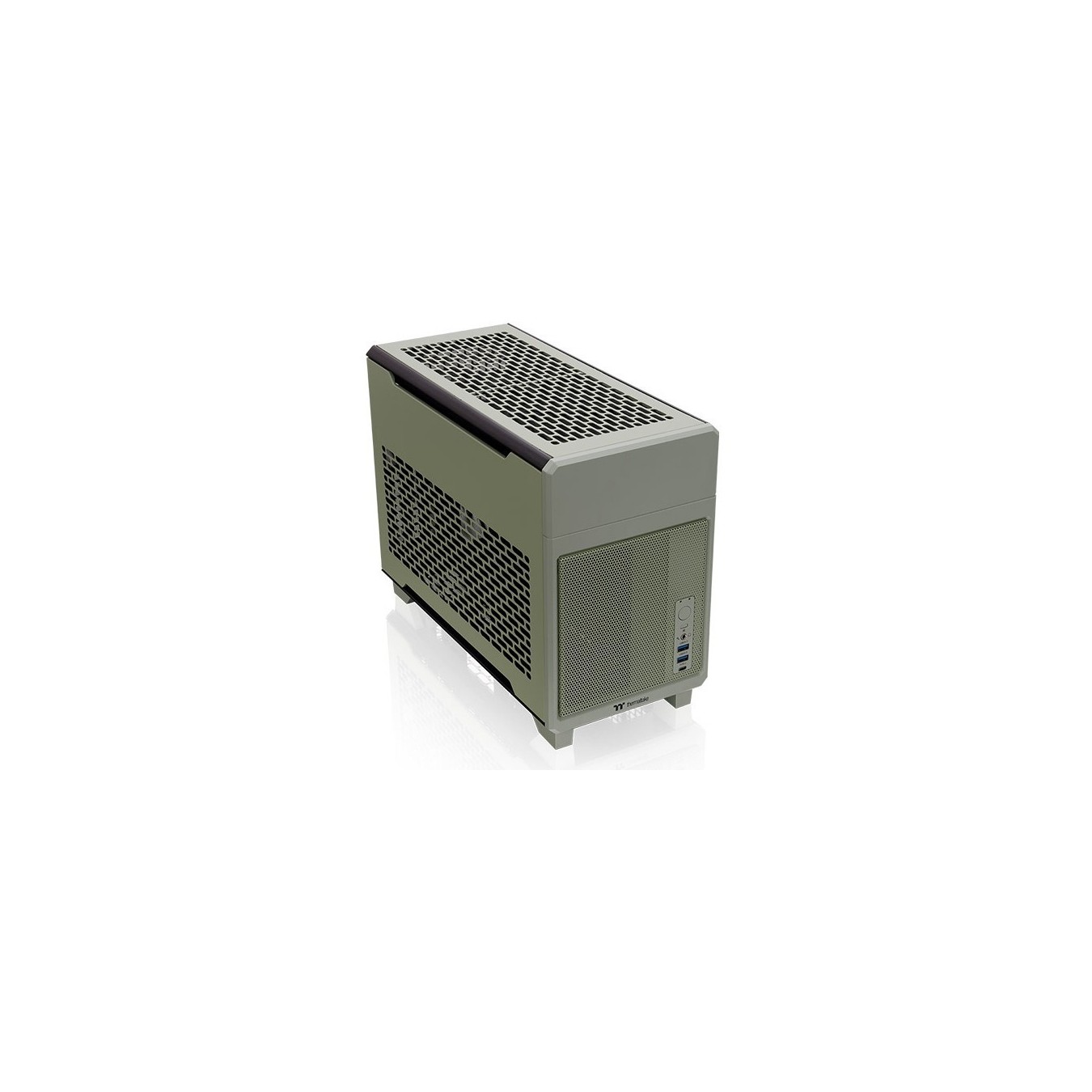 Thermaltake TR100 Mini-ITX Case - Matcha Green - Mini Tower SPCC Steel, SFX PSU, USB-A x2 + USB-C