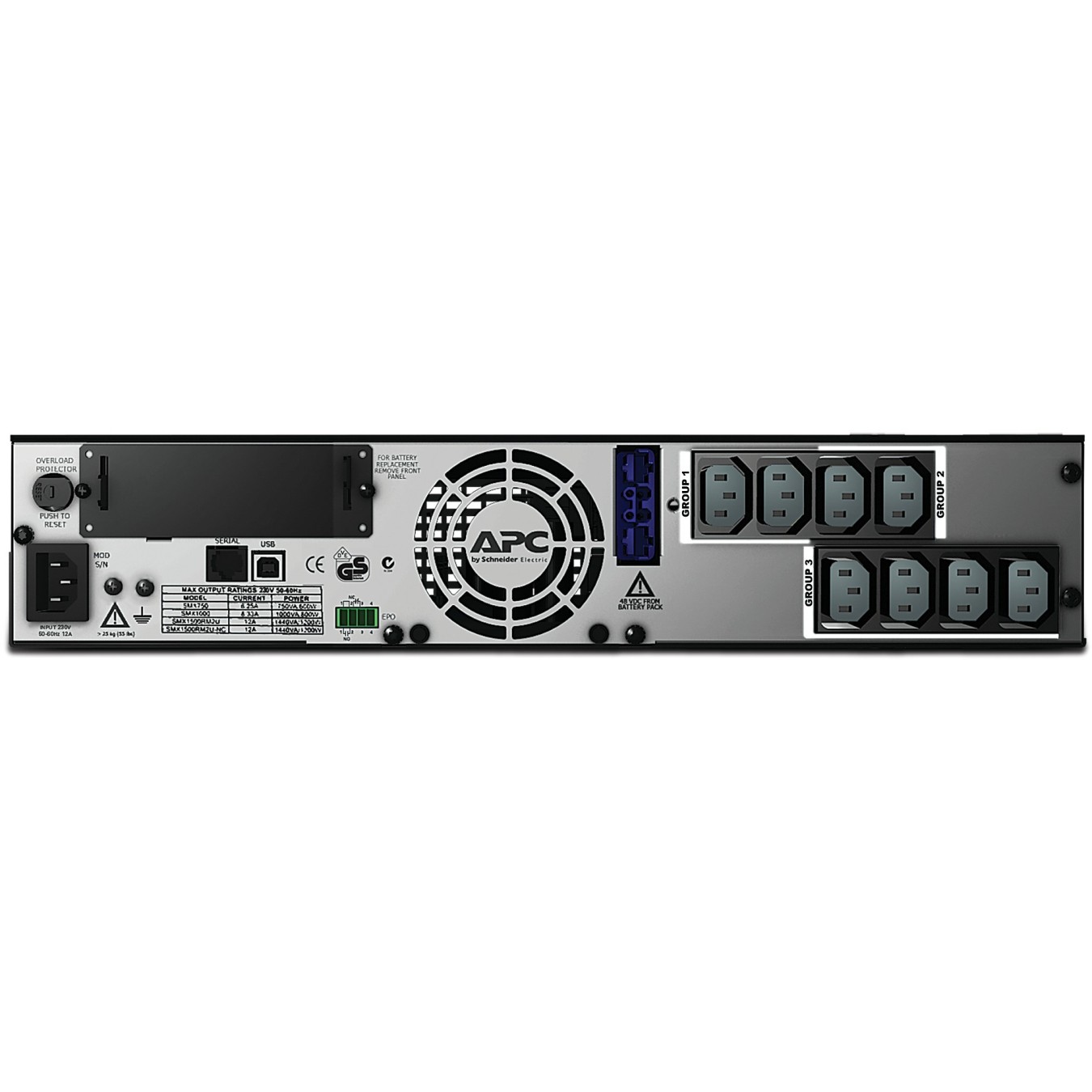 APC Smart-UPS X - SMX1500RMI2U - 1500VA/1200W Rack/Tower 2U UPS, Black — Buy in Cyprus with Fast Delivery