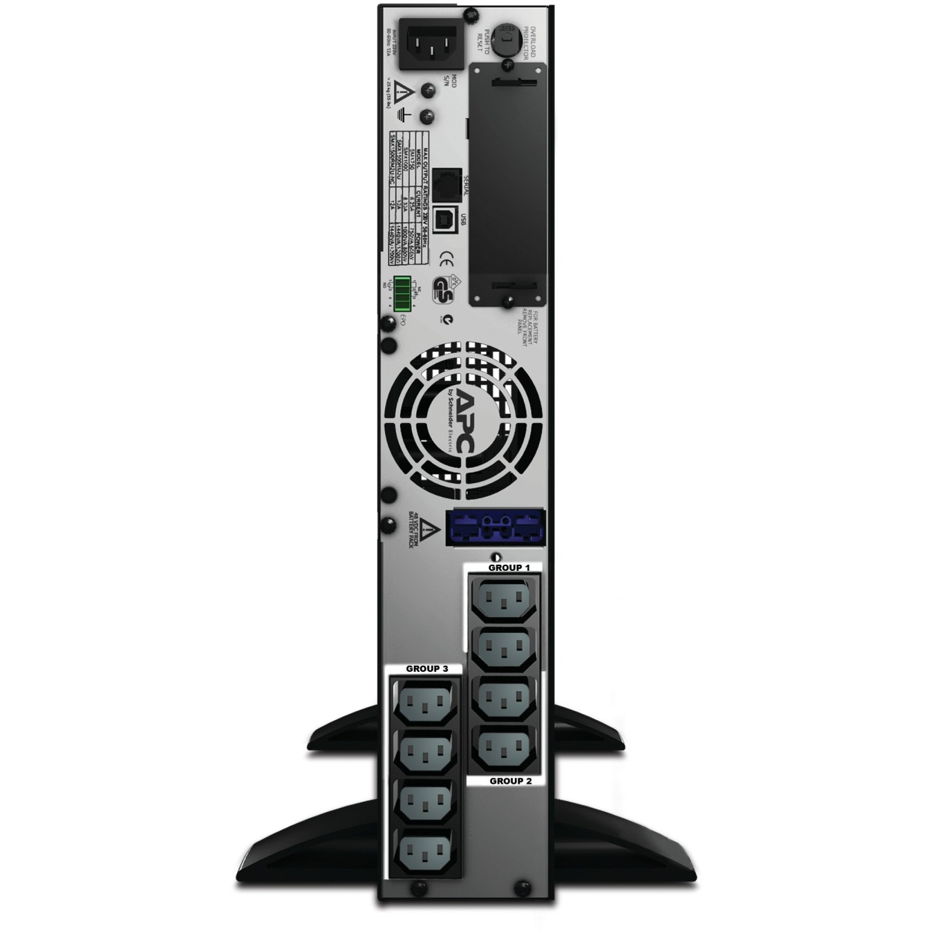 APC Smart-UPS X - SMX1500RMI2U - 1500VA/1200W Rack/Tower 2U UPS, Black — Buy in Cyprus with Fast Delivery
