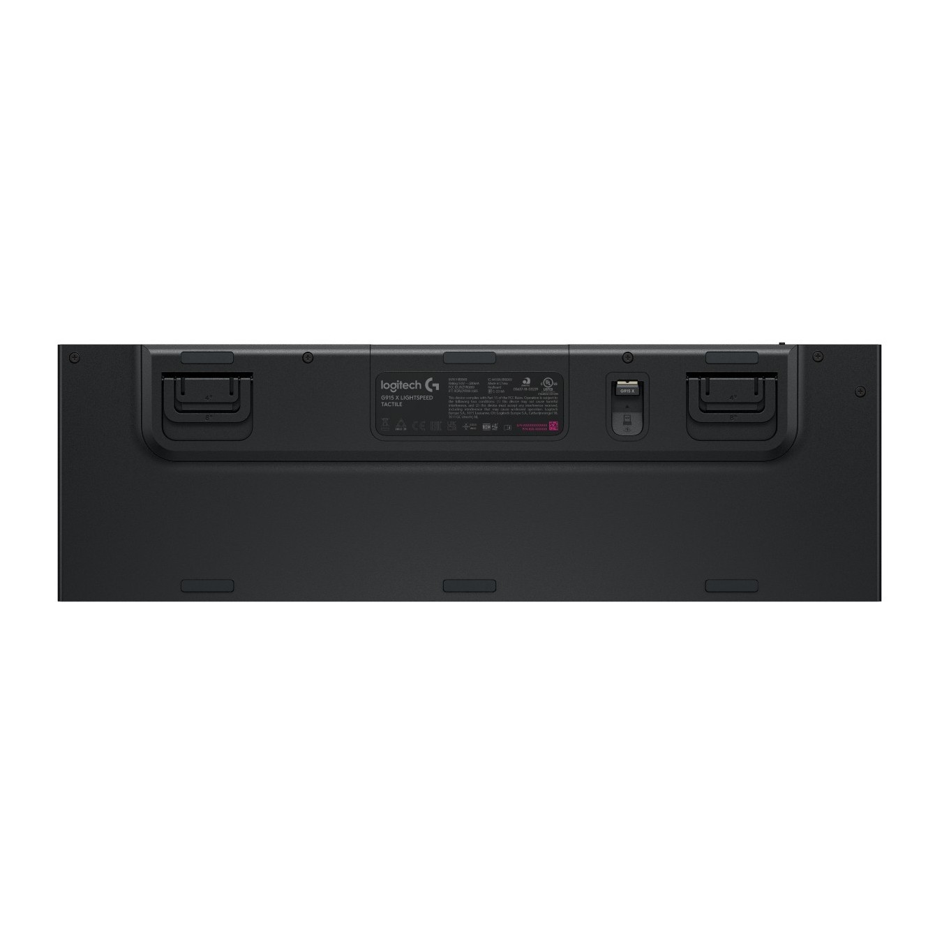 Logitech G915 X LIGHTSPEED - 920-012671 - Tri-Mode Wireless RGB Gaming Keyboard, Low-Profile GL Tactile, Black (DE QWERTZ)