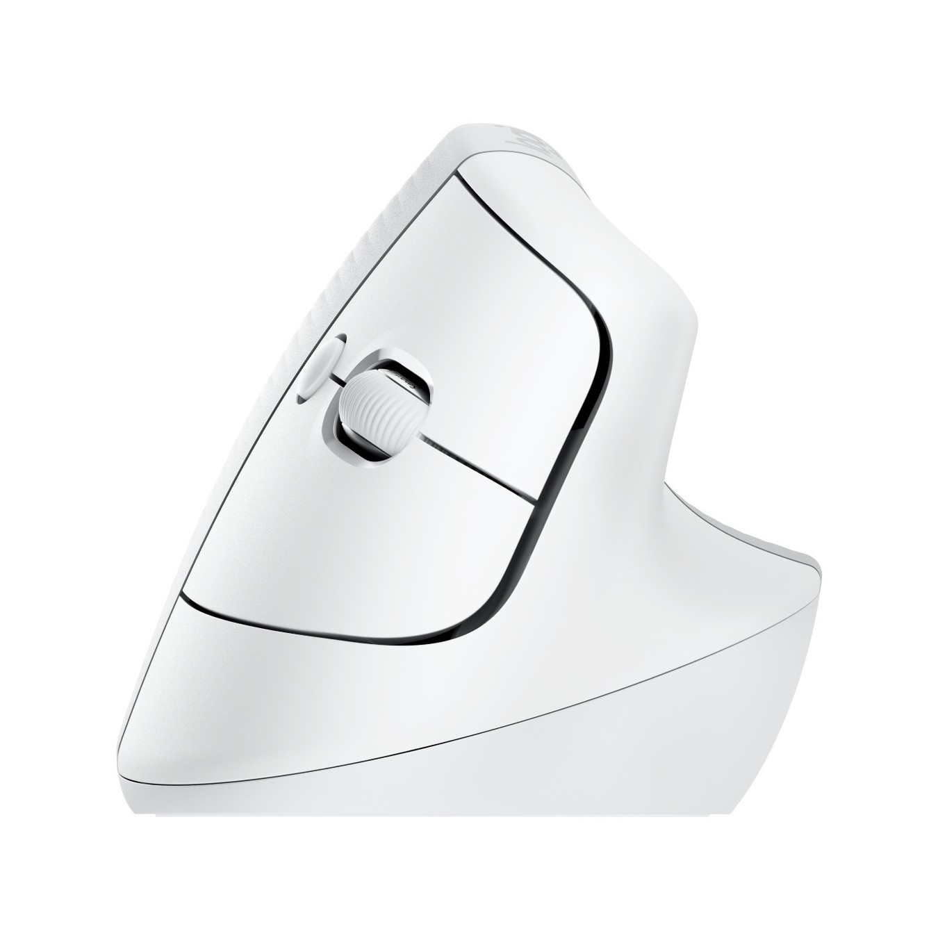 Logitech Lift for Business - Vertical Ergonomic Right-Hand Mouse - Off-White, Bluetooth & Logi Bolt 2.4GHz, 4000 DPI