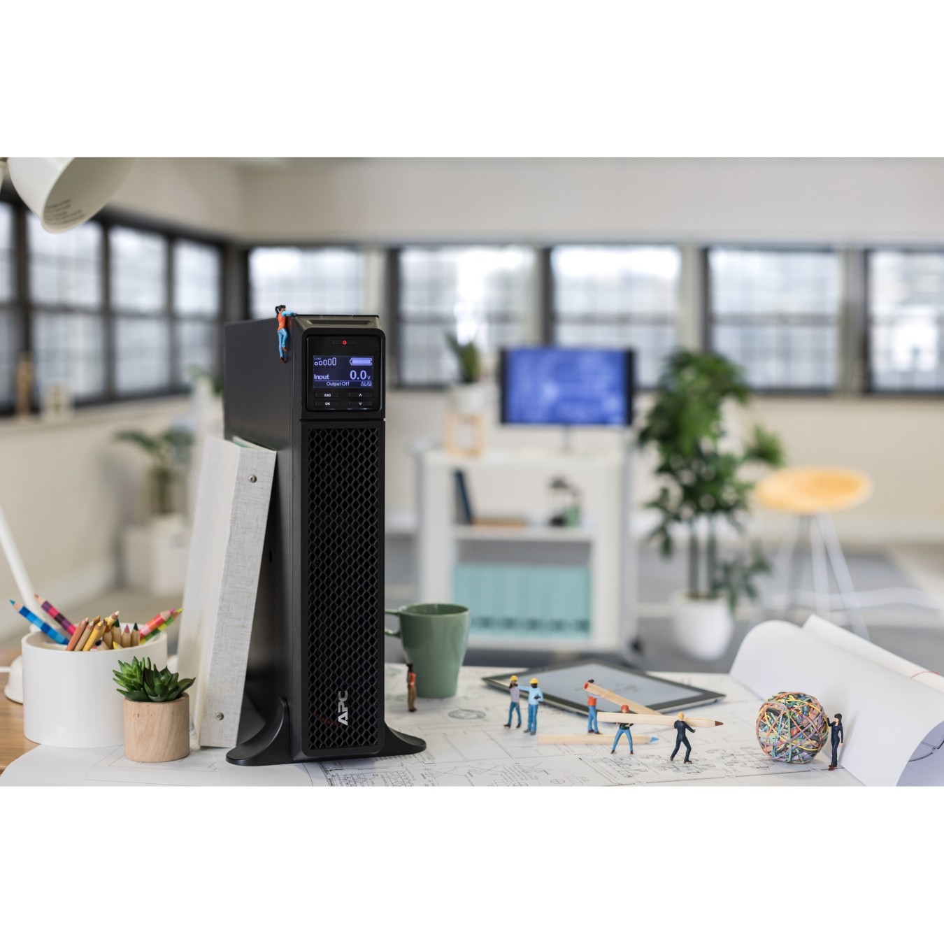 APC Smart-UPS SRT2200XLI - 2200VA/1980W Online UPS, Rack/Tower 2U, 230V, Black — Buy in Cyprus with Fast Delivery