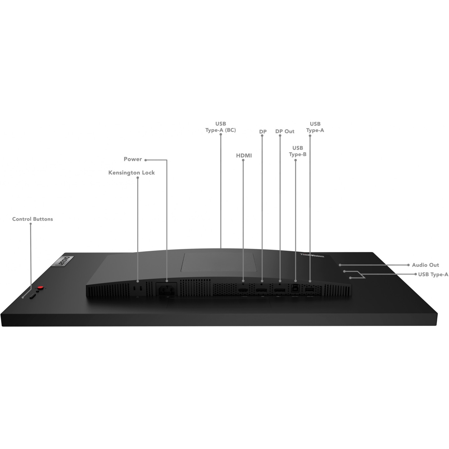 Lenovo ThinkVision P27q-30 27" QHD IPS Monitor 2560x1440 HDR10 USB Hub - 63A2GAR1US (Boxed) — Buy in Cyprus with Fast Delivery