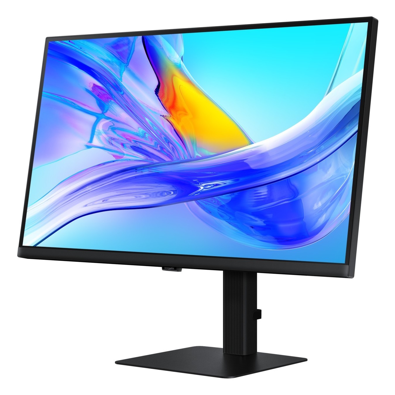 Samsung LS27D800UAUXEN (S80UD) - 27in 4K UHD IPS Monitor, HDR10, USB-C PD 90W, KVM, Pivot, Black