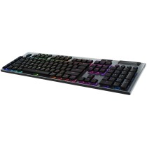 Logitech G915 X LIGHTSPEED Wireless Gaming Keyboard - Low-Profile GL Tactile, Swiss QWERTZ, Per-Key RGB, Black