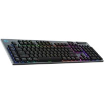 Logitech G915 X LIGHTSPEED Wireless Gaming Keyboard - Low-Profile GL Tactile, Swiss QWERTZ, Per-Key RGB, Black