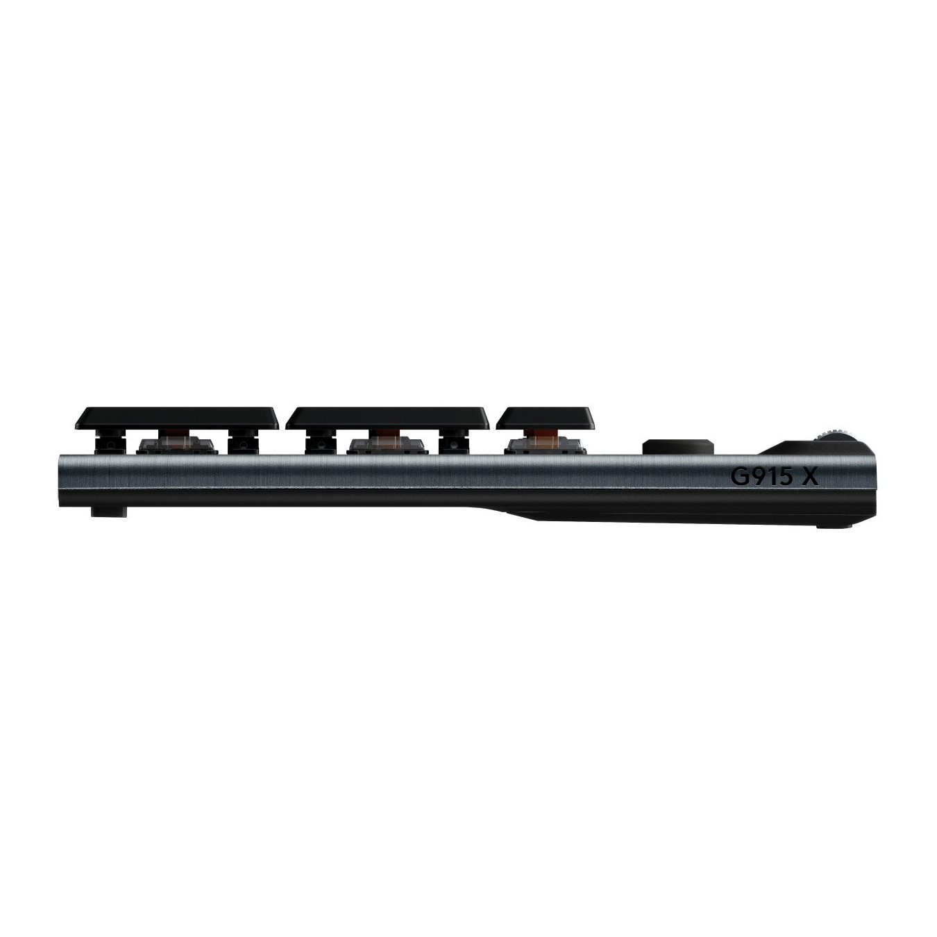 Logitech G915 X LIGHTSPEED Wireless Gaming Keyboard - Low-Profile GL Tactile, Swiss QWERTZ, Per-Key RGB, Black