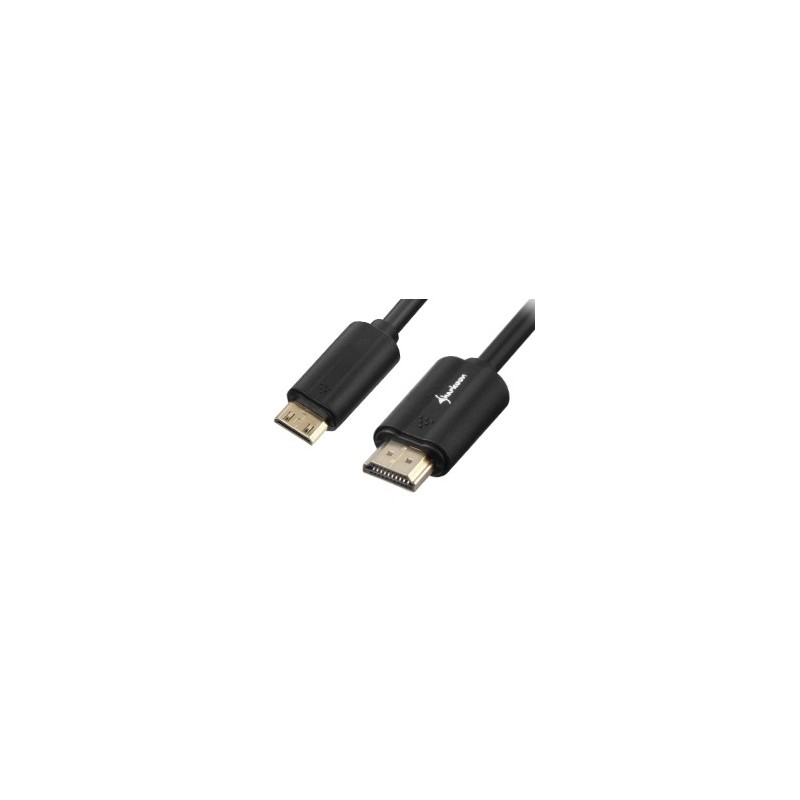Buy Sharkoon HDMI to Mini HDMI Cable 3m - 4K (4096x2160) 2160p, HDMI Ethernet, G... in Cyprus, Nicosia, Limassol, Larnaka, Pafos