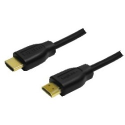 Buy LogiLink HDMI Cable A-to-A, Ethernet - 1.0 m - Black, Gold-Plated Contacts in Cyprus, Nicosia, Limassol, Larnaka, Pafos