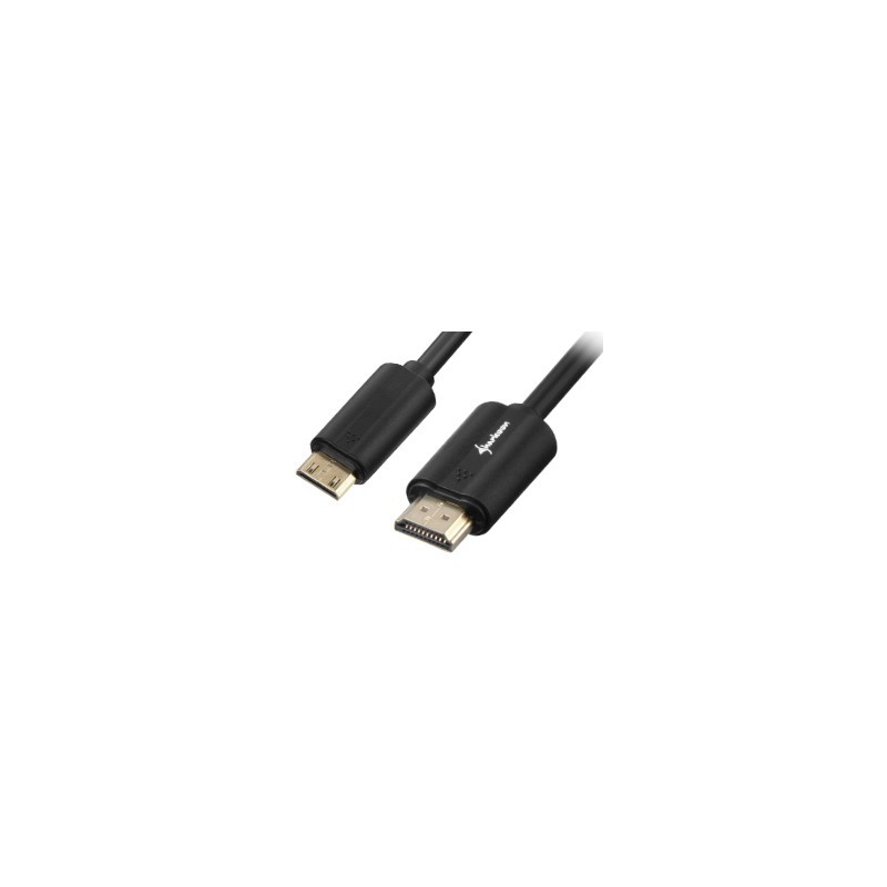 Buy Sharkoon HDMI to Mini HDMI Cable - 1 m - 4K (4096x2160), Black in Cyprus, Nicosia, Limassol, Larnaka, Pafos