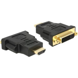 Buy Delock HDMI Male to DVI 24+5 Female Adapter - 65467 - (Black, Gold-plated Co... in Cyprus, Nicosia, Limassol, Larnaka, Pafos