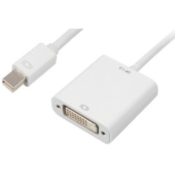 Buy Sharkoon Mini DisplayPort to DVI Adapter - 15 cm - White, Gold-Plated Contac... in Cyprus, Nicosia, Limassol, Larnaka, Pafos