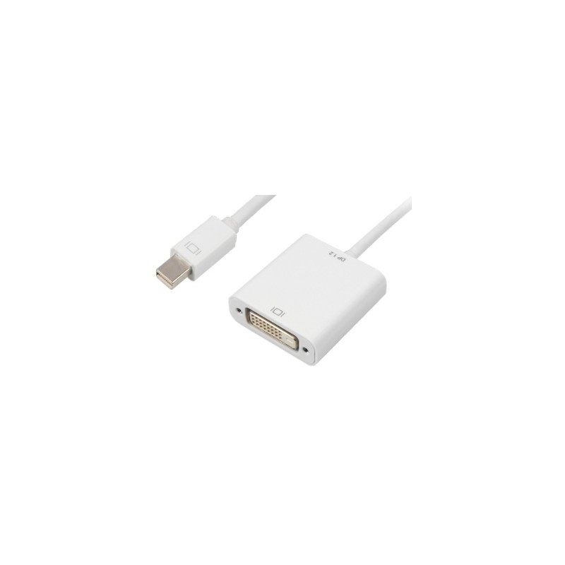 Buy Sharkoon Mini DisplayPort to DVI Adapter - 15 cm - White, Gold-Plated Contac... in Cyprus, Nicosia, Limassol, Larnaka, Pafos