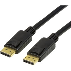 Buy LogiLink DisplayPort 1.4 Cable - CV0119 - 1m DP-to-DP, 8K@60Hz, 32.4Gbps, Go... in Cyprus, Nicosia, Limassol, Larnaka, Pafos