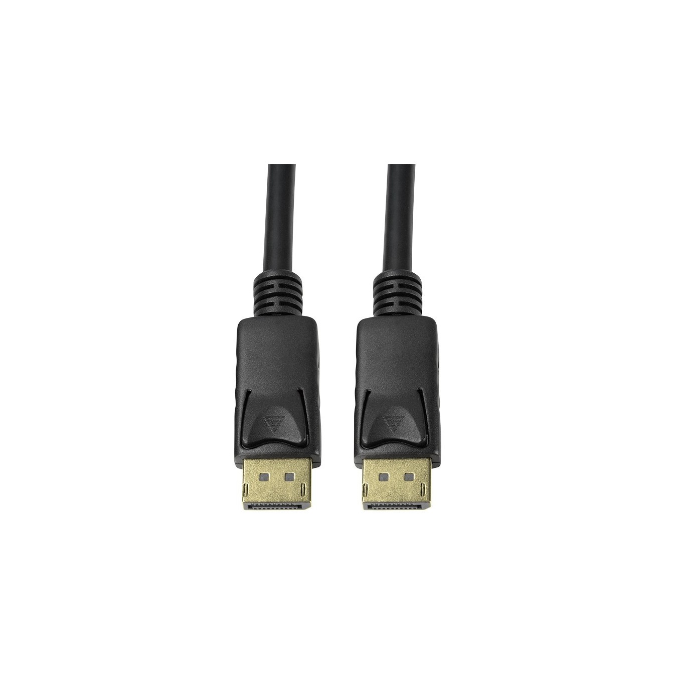 LogiLink DisplayPort 1.4 Cable - CV0119 - 1m DP-to-DP, 8K@60Hz, 32.4Gbps, Gold-plated Latching, Black