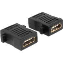 DELOCK HDMI A Female to A Female Coupler - 65509 - Black, Gold-Plated Contacts — Buy in Cyprus with Fast Delivery