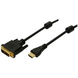 Buy LogiLink HDMI to DVI-D Cable - 3.0 m - 19-pin HDMI (male) to DVI-D (male), B... in Cyprus, Nicosia, Limassol, Larnaka, Pafos