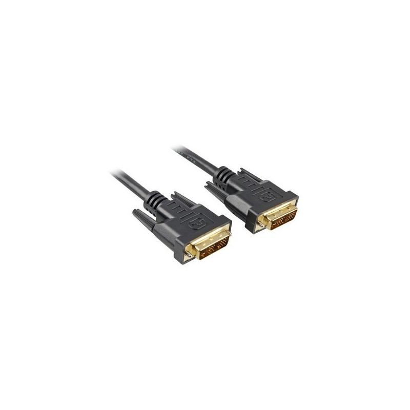 Buy Sharkoon DVI-D Cable - 5m - Black in Cyprus, Nicosia, Limassol, Larnaka, Pafos