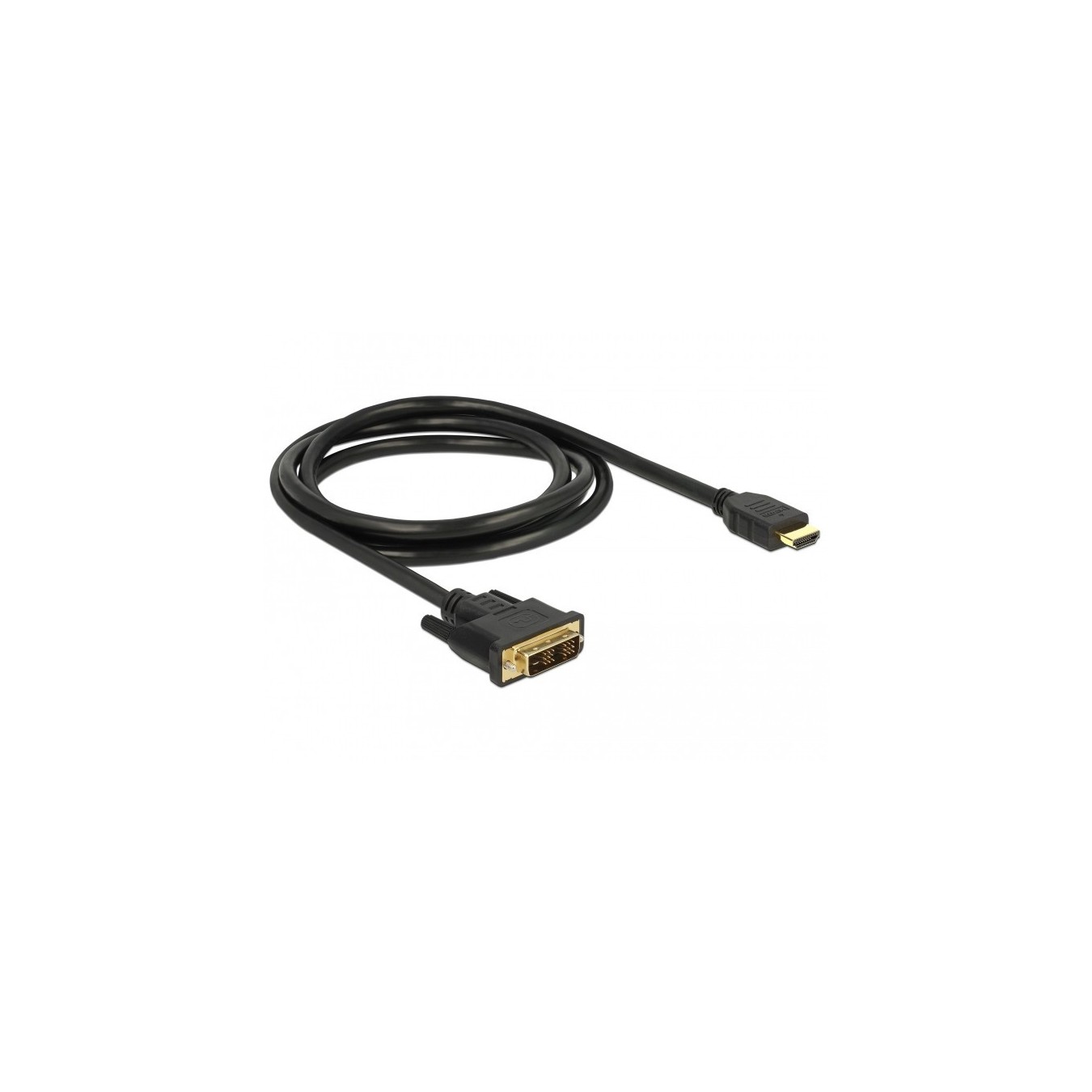 Delock DVI-D to HDMI-A Cable 1.5 m - 85583 - Black, Gold-plated, Straight — Buy in Cyprus with Fast Delivery