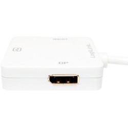 Logilink Adapter Mini DisplayPort - to HDMI+DVI+DisplayPort - CV0045A (White, 0.15 m, 1080p)