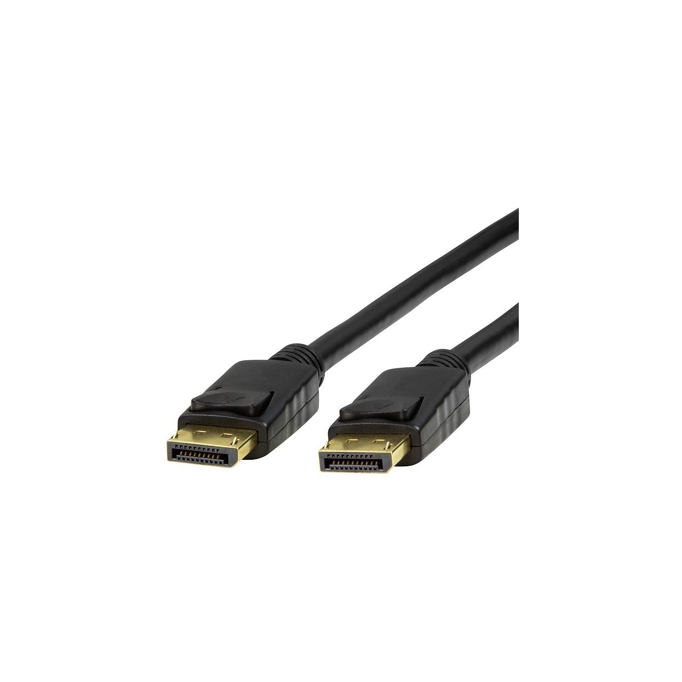 DisplayPort 1.4 Cable DP-DP Male-Male 3m - CV0121 - Black, Gold-plated, Latching, 8K@60Hz — Buy in Cyprus with Fast Delivery