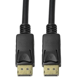 Buy DisplayPort 1.4 Cable DP-DP Male-Male 3m - CV0121 - Black, Gold-plated, Latc... in Cyprus, Nicosia, Limassol, Larnaka, Pafos