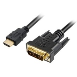 Buy Sharkoon HDMI to DVI-D Cable - (Black, 1 m, HDMI Male to DVI-D Male) in Cyprus, Nicosia, Limassol, Larnaka, Pafos