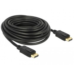 Buy Delock DisplayPort 1.2 Cable - 84862 - DP Male to DP Male, 10 m, Black, 4K60Hz in Cyprus, Nicosia, Limassol, Larnaka, Pafos