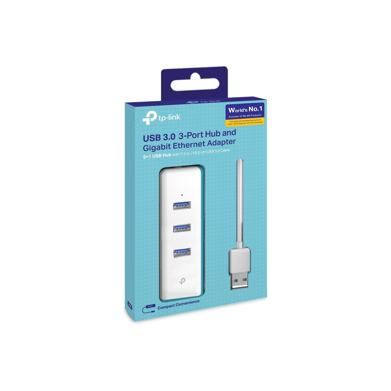 USB TP-LINK UE330 - UE330 - White, USB 3.0 to Gigabit Ethernet and 3-Port Hub — Buy in Cyprus with Fast Delivery