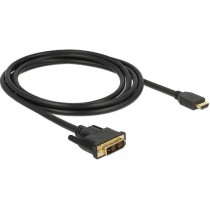 DeLOCK DVI-D to HDMI-A Cable - 85584 - (Black, 2 m) — Buy in Cyprus with Fast Delivery