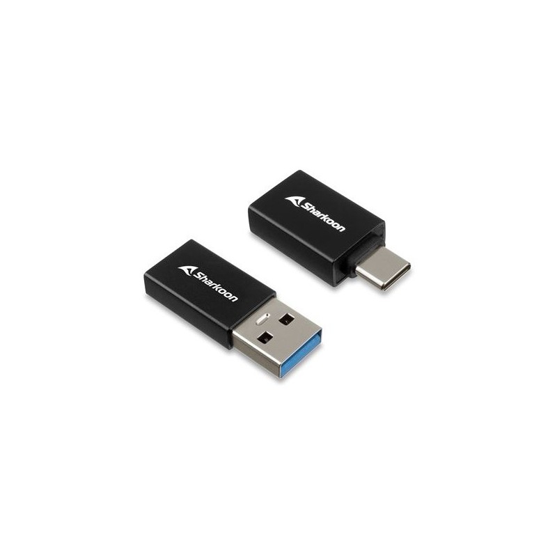 Buy Sharkoon USB 3.2 Gen 1 Adapter - OfficePal - Black (2pc set) in Cyprus, Nicosia, Limassol, Larnaka, Pafos