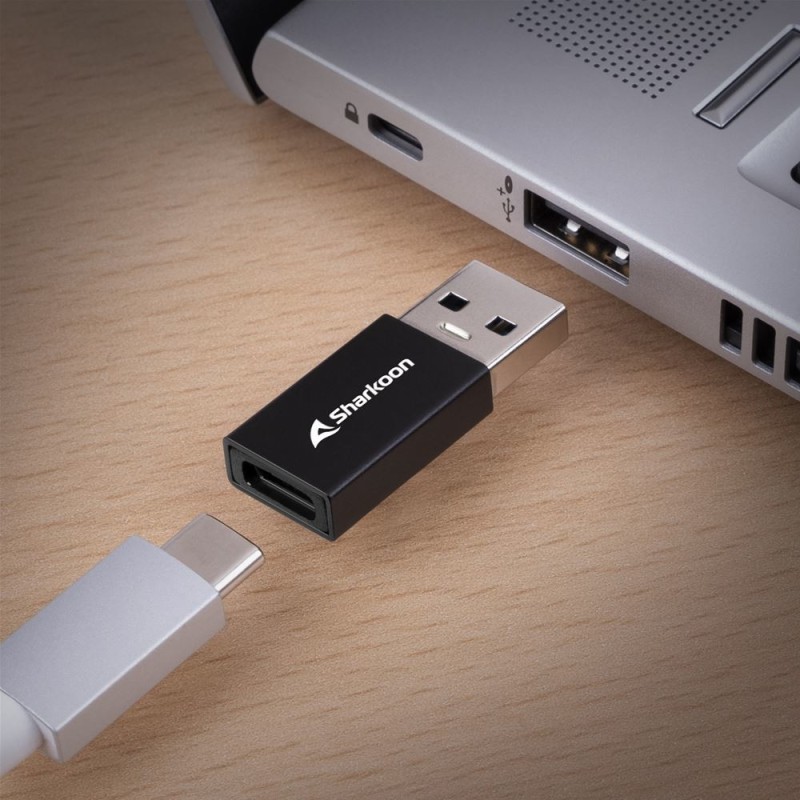Buy Sharkoon USB 3.2 Gen 1 Adapter - OfficePal - Black (2pc set) in Cyprus, Nicosia, Limassol, Larnaka, Pafos