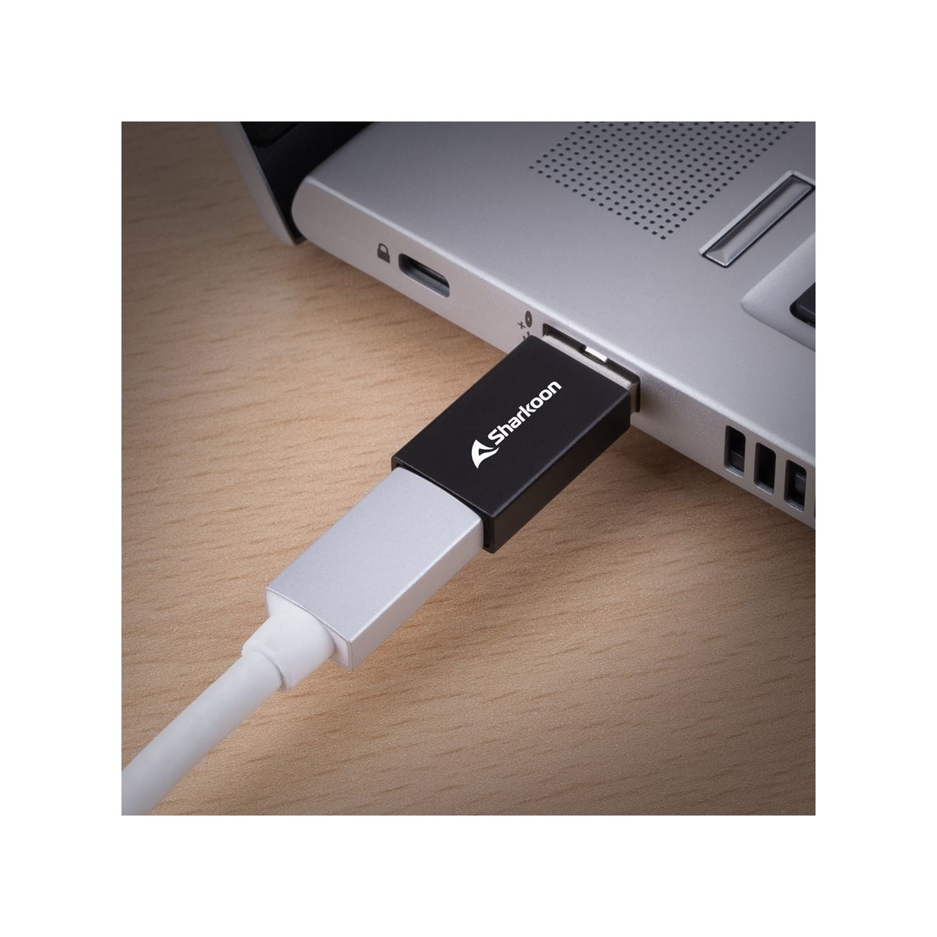 Sharkoon USB 3.2 Gen 1 Adapter - OfficePal - Black (2pc set) — Buy in Cyprus with Fast Delivery