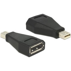 Buy DELOCK DisplayPort Mini to DisplayPort Female Adapter - 65238 - Black in Cyprus, Nicosia, Limassol, Larnaka, Pafos