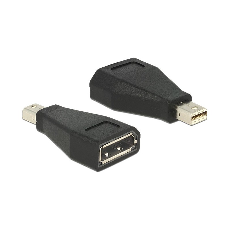 Buy DELOCK DisplayPort Mini to DisplayPort Female Adapter - 65238 - Black in Cyprus, Nicosia, Limassol, Larnaka, Pafos