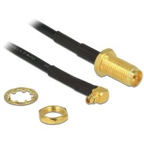 DeLOCK Antenna Cable RP-SMA Female to MMCX 90° Plug, RG-174, 0.32 m - 88936 - Black — Buy in Cyprus with Fast Delivery